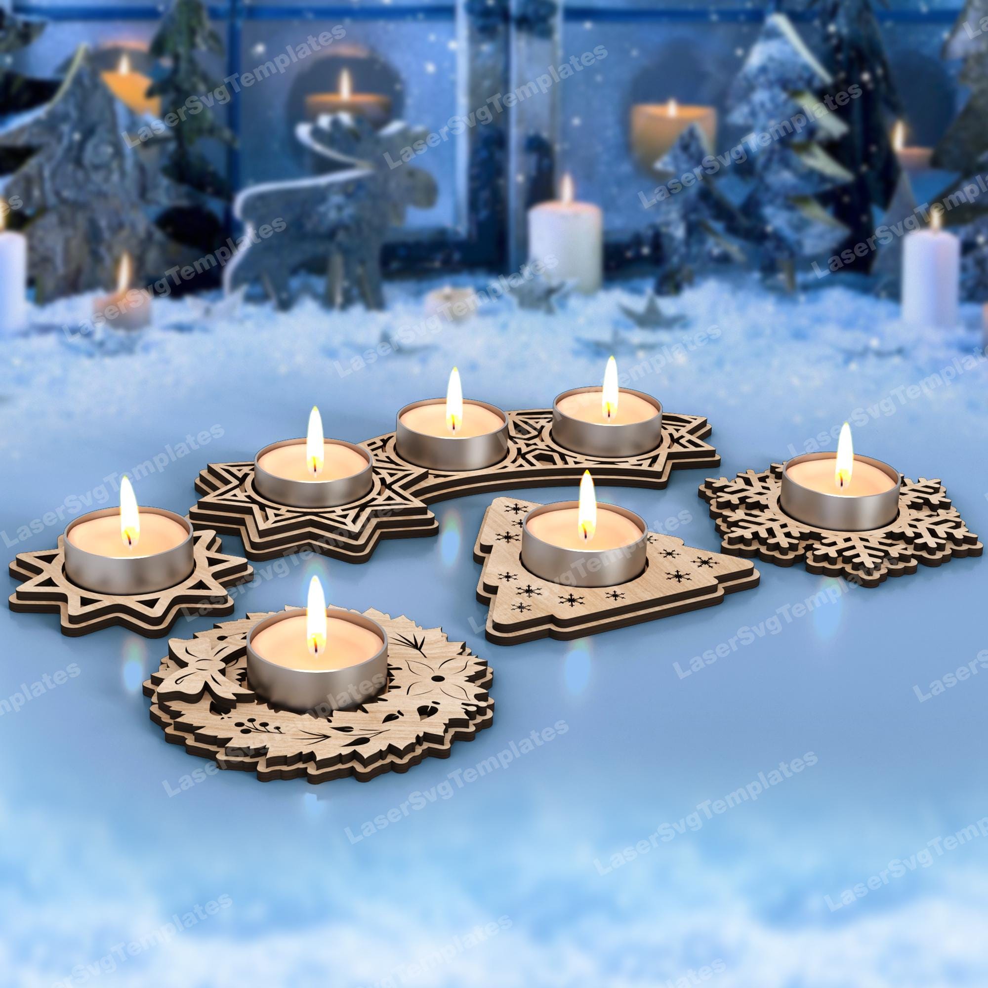   Tunes キャンドルホルダー クリスマス ゆらぐ灯りとともに、キラキラ🕯️ リサ・ラーソンのロータリー