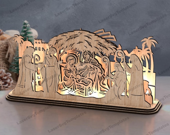 Nativity SVG Bundle / Cut File / Cricut / Commercial Use / Nativity ...