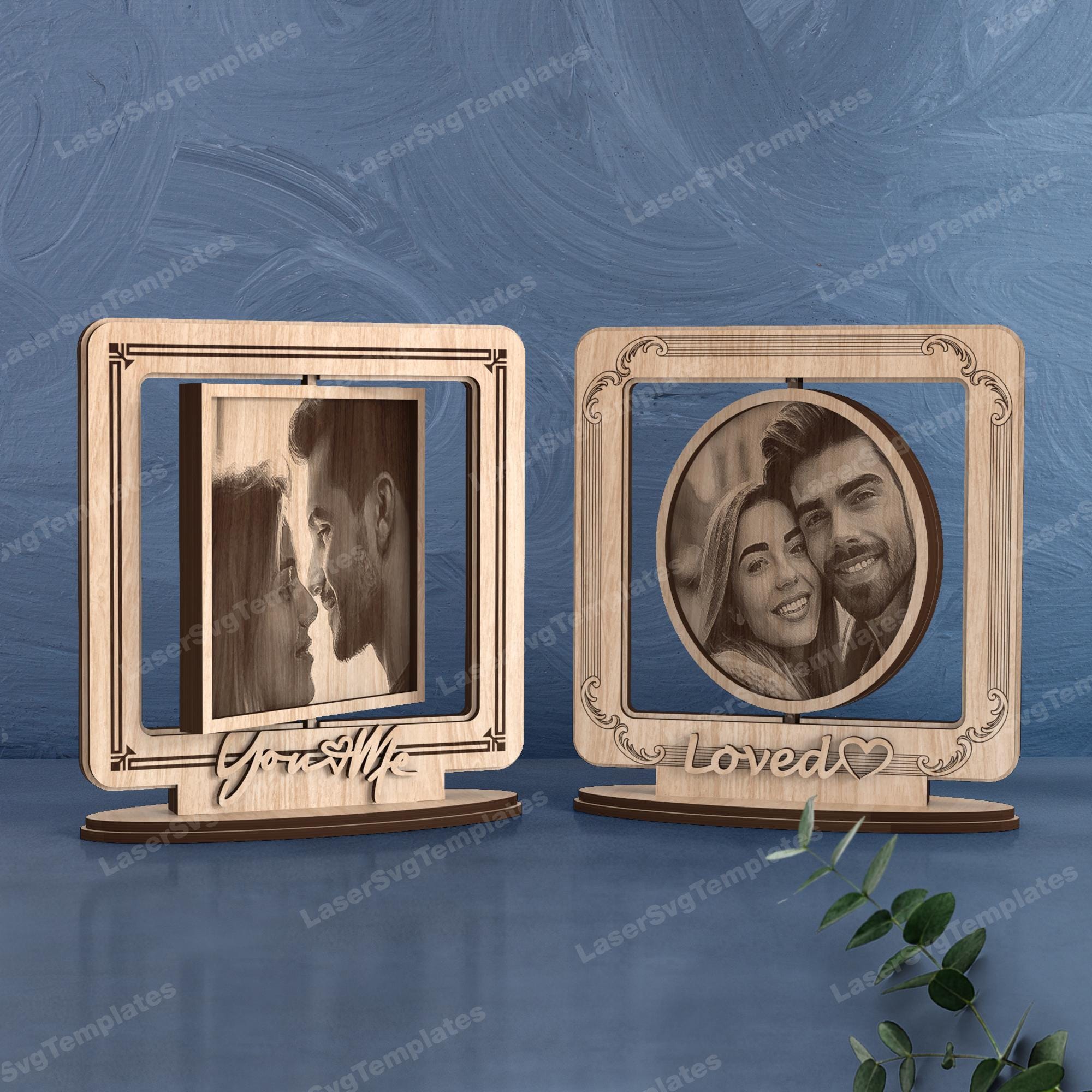 Unikicool Dubbelzijdige fotolijst, transparante fotolijst, houten foto, dubbele glazen fotolijst display foto, zwevende glazen frames, krasbestendig, voor foto's, kunstwerken, poster, handwerk