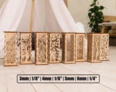 Wooden 8 table lamp laser cut file svg Glowforge candle holder bundle svg cricut template Table lamp modern lantern dxf  cnc vector pattern