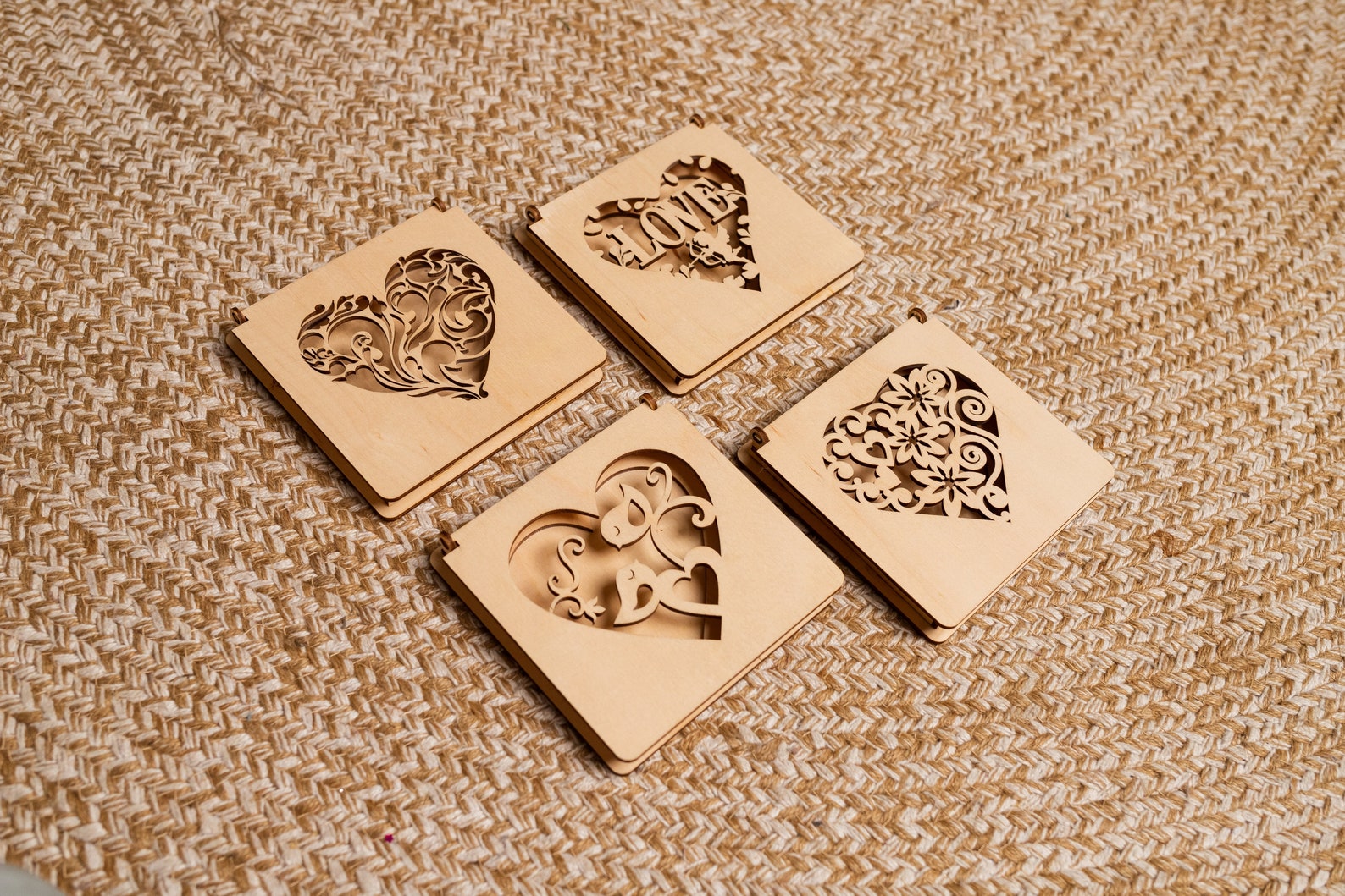 Laser Cut Decorative Ring Box Set Svg Template Etsy