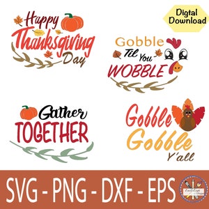 Thanksgiving SVG, Thanksgiving Quotes Bundle Files, Thanksgiving Shirt Svg  Thanksgiving Quotes, Turkey svg, Thanksgiving cards, Turkey Svg
