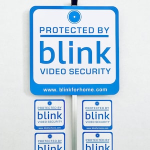 4 Blink Security Camera Window Stickers Double Sided 3.5 x 3.5 inch Brand  New - Conseil scolaire francophone de Terre-Neuve et Labrador