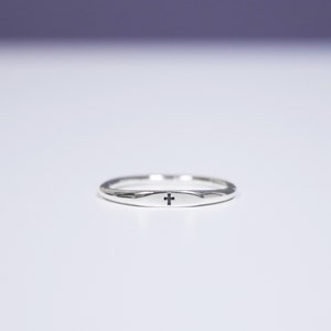 Faith 925 Sterling Silver Christian Cross * Catholic Jewelry Gifts * Purity Commitment Rings * Birthday Gift