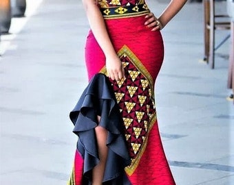 Ankara Dinner Dress - Etsy