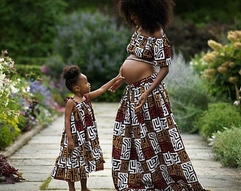 African Maternity Dress - Etsy Australia
