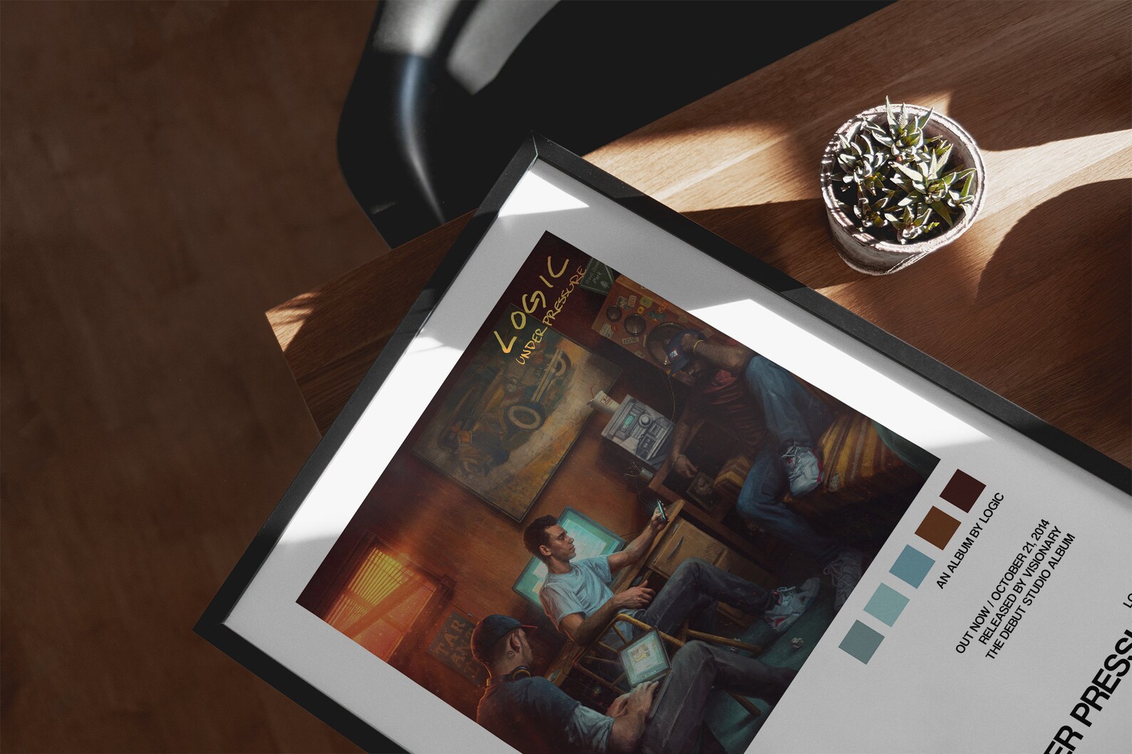 Logic Under Pressure Album Cover Poster / Logic Etsy