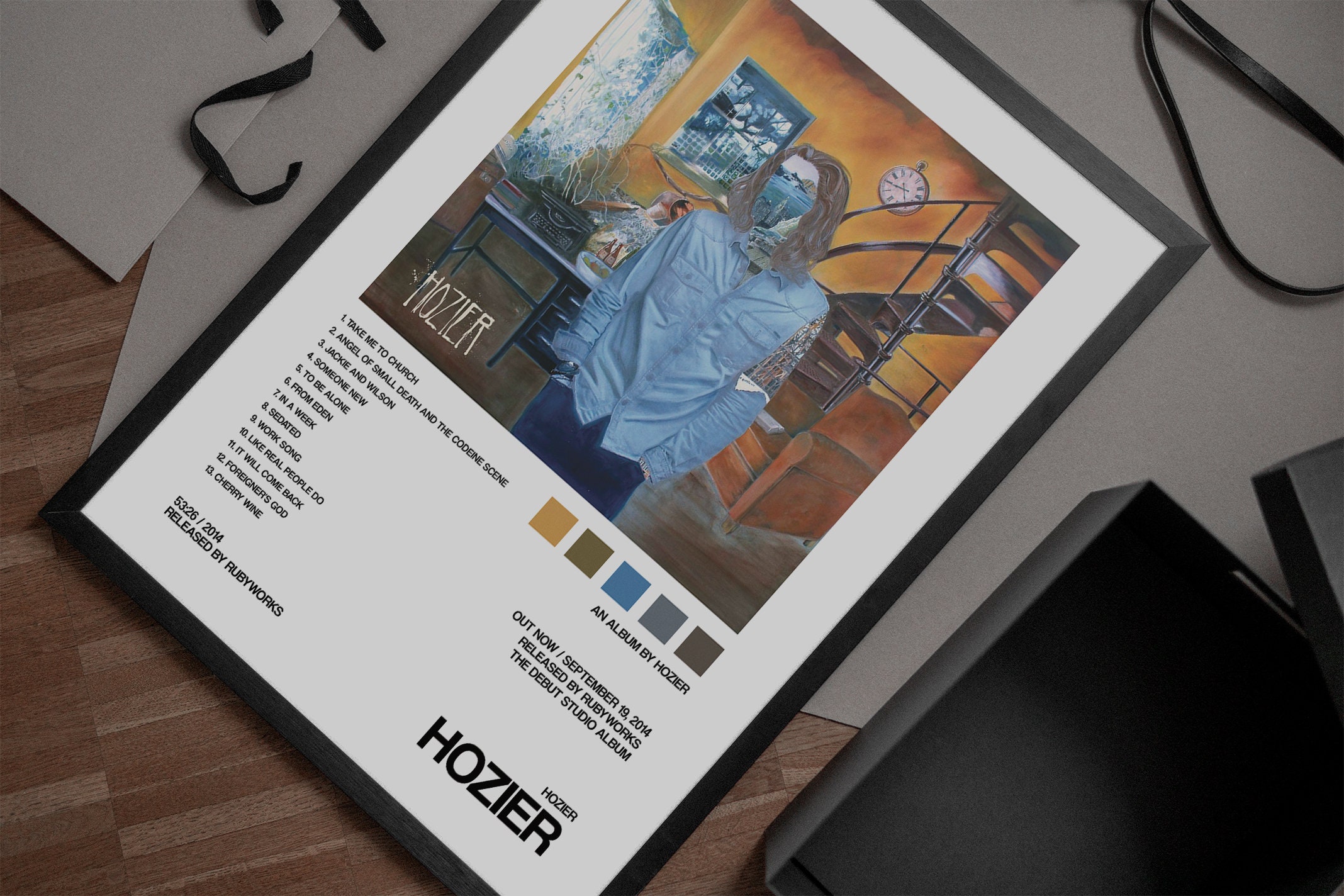 Hozier Hozier Album Cover Poster / Hozier poster / Etsy