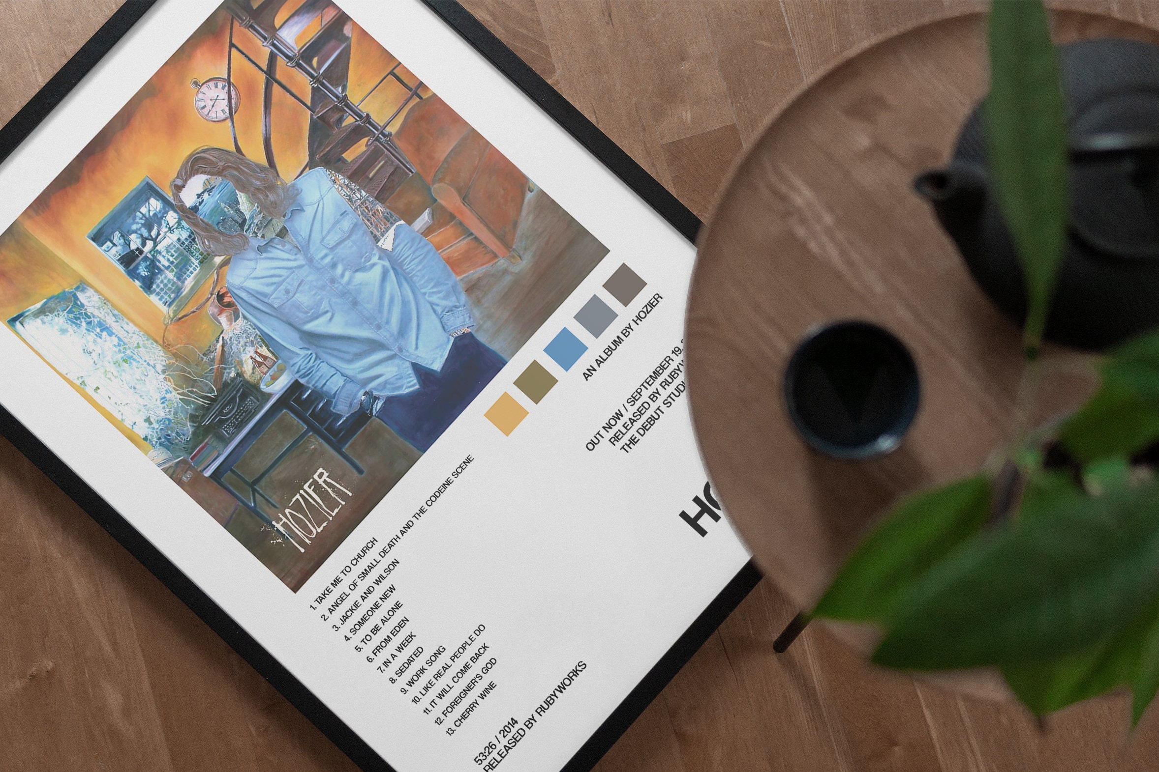 Hozier Hozier Album Cover Poster / Hozier poster / Etsy