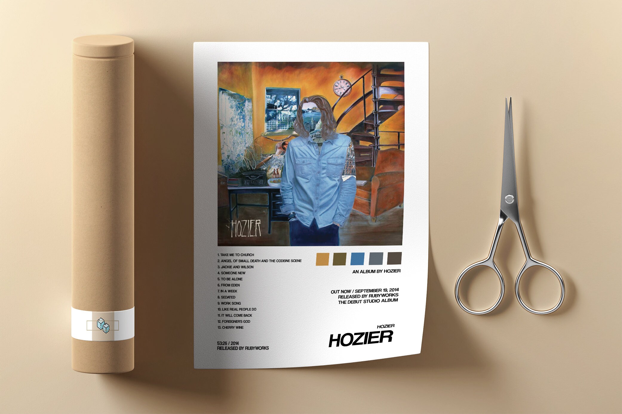 Hozier Hozier Album Cover Poster / Hozier poster / Etsy