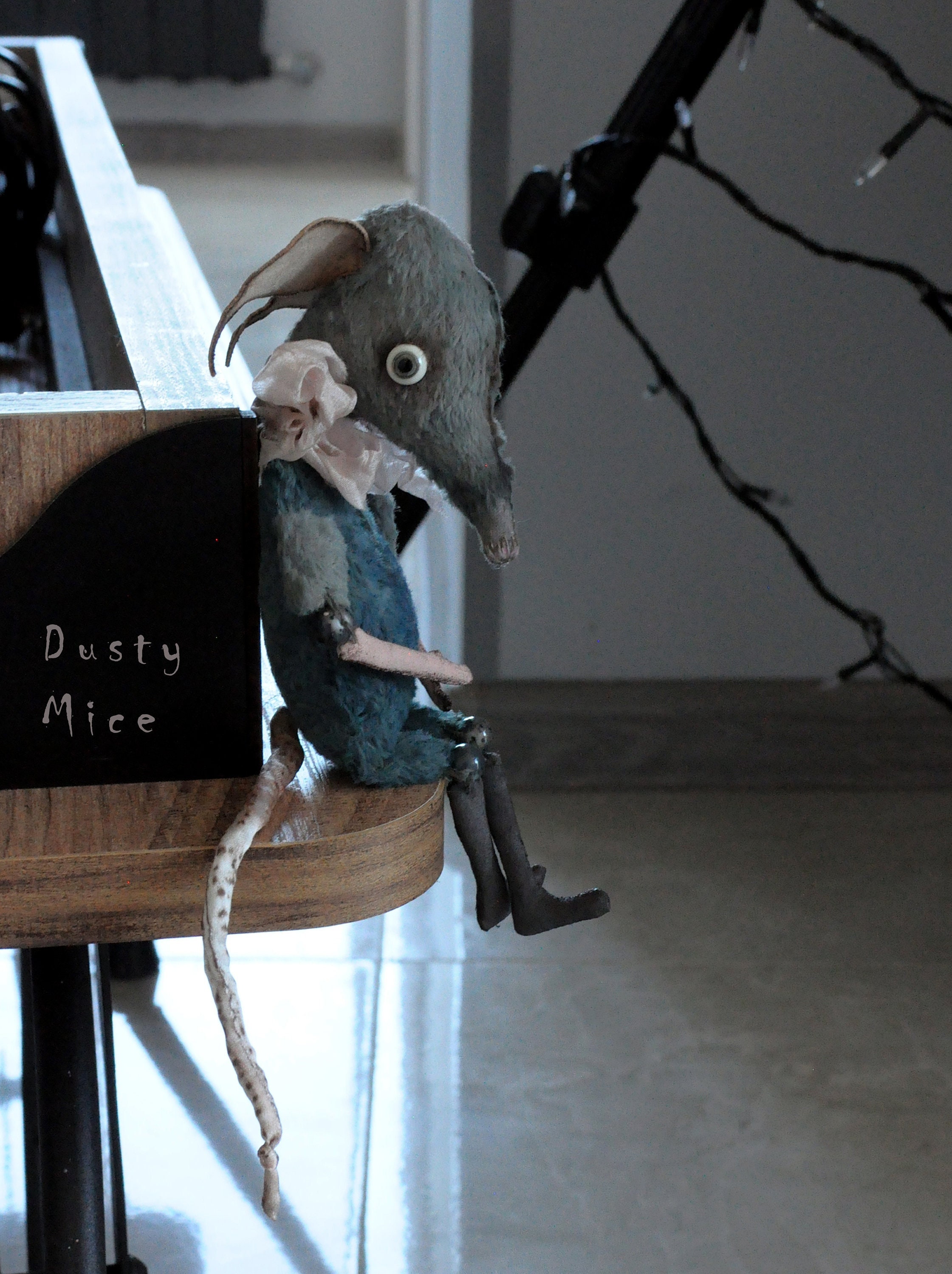 DUSTY Mouse Rat Toy. Halloween Art Doll by Ratberry. - Etsy