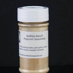 Buffalo Ranch Popcorn Seasoning, Spicy Gluten Free Popcorn Flavoring