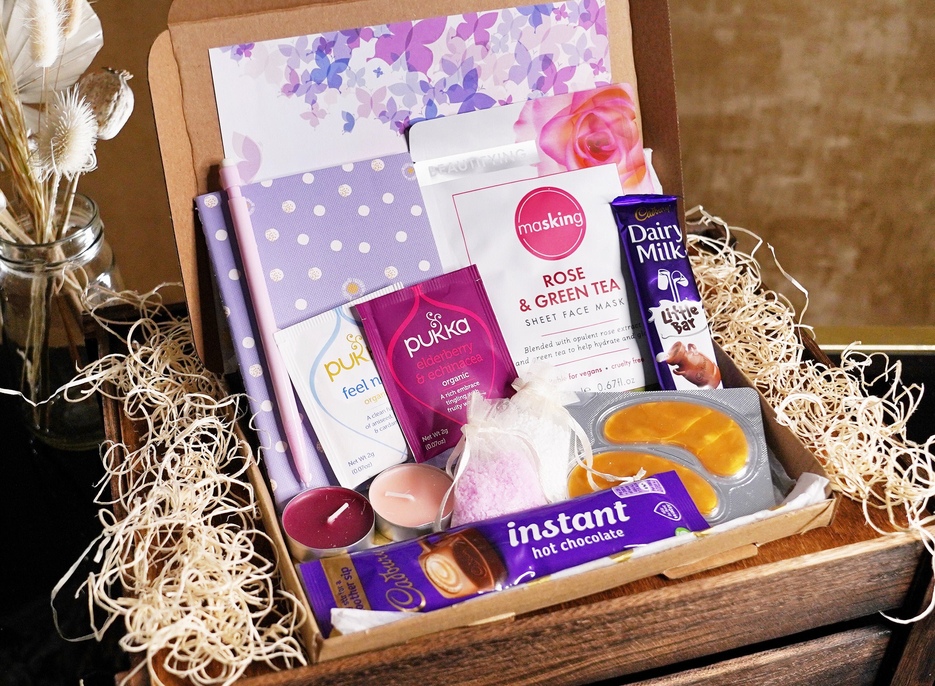 Luxury Personalised pamper gift box for her /mum /friend Etsy