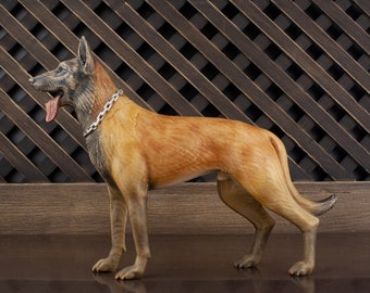 Belgian malinois Belgian malinois dog Belgian malinois statue Dog figurine Belgian shepherd Malinois Dog statue Wooden animal Wooden animal