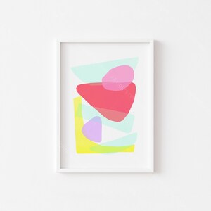 Abstract Geometric Art Print: Modern Home Decor (Digital Download)