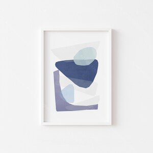 Abstract Shapes Art Print: Modern Home Decor (Digital Download)