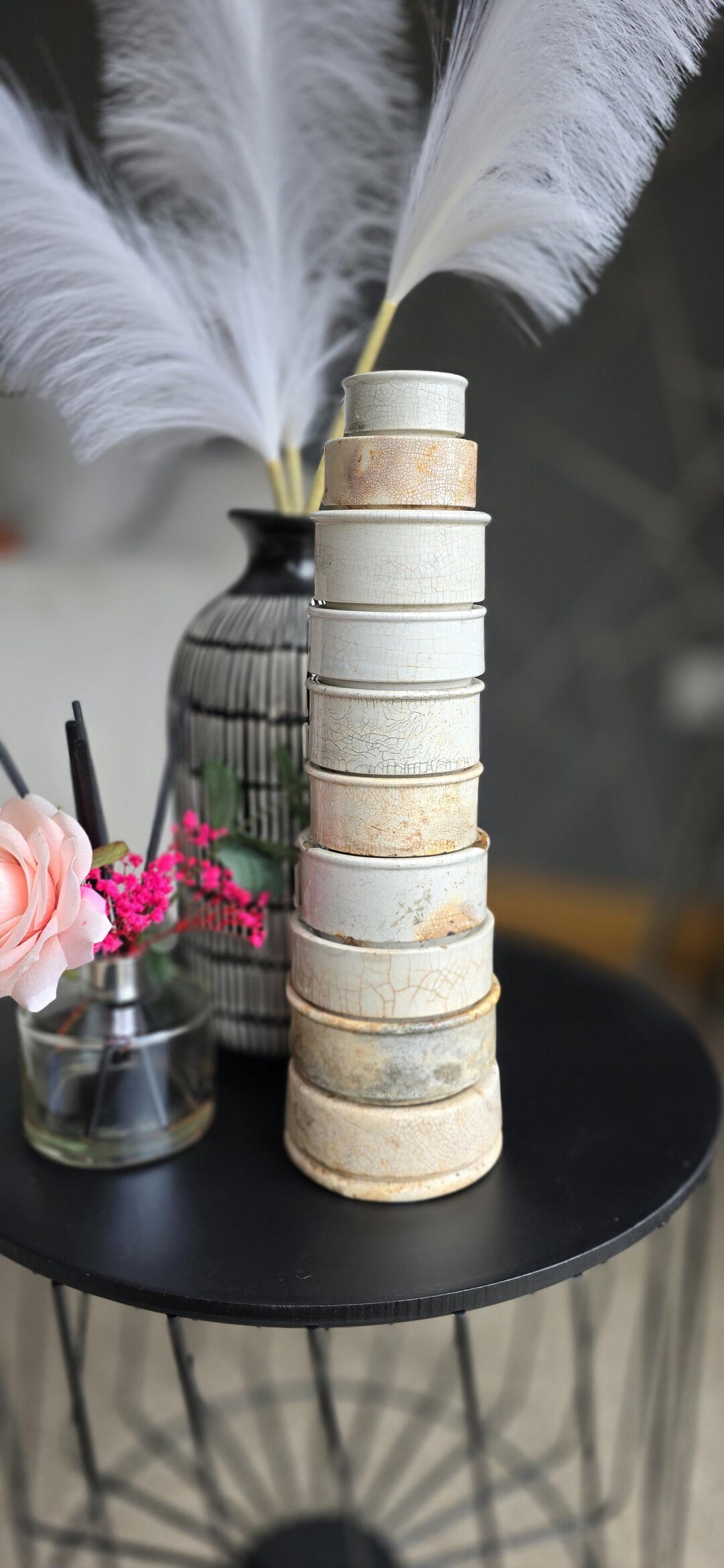 Antique English Ironstone Bases Risers Upcyled English Advertising - Etsy