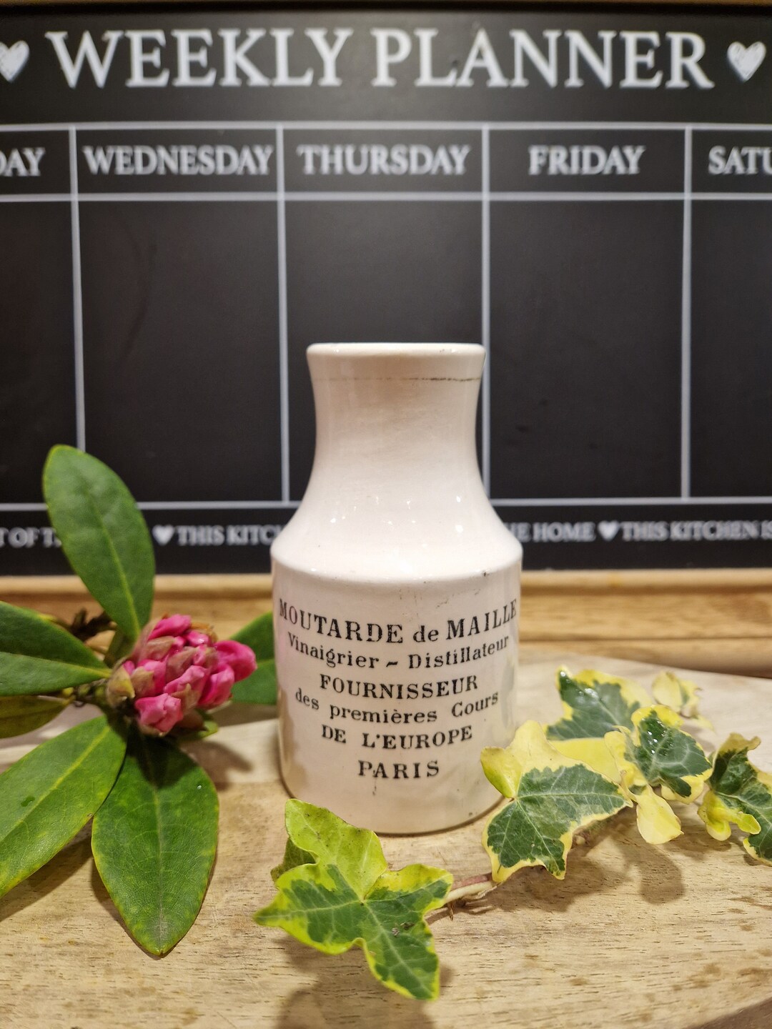 Rare French Moutarde De Maille, Paris Antique French Advertising