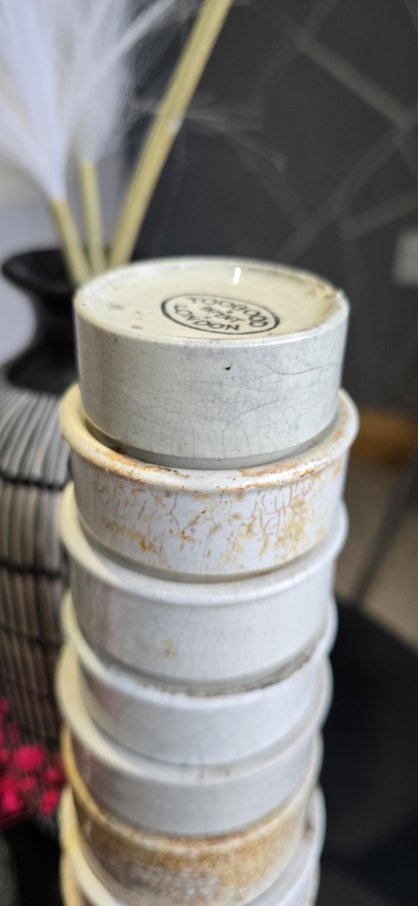 Antique English Ironstone Bases Risers Upcyled English Advertising - Etsy