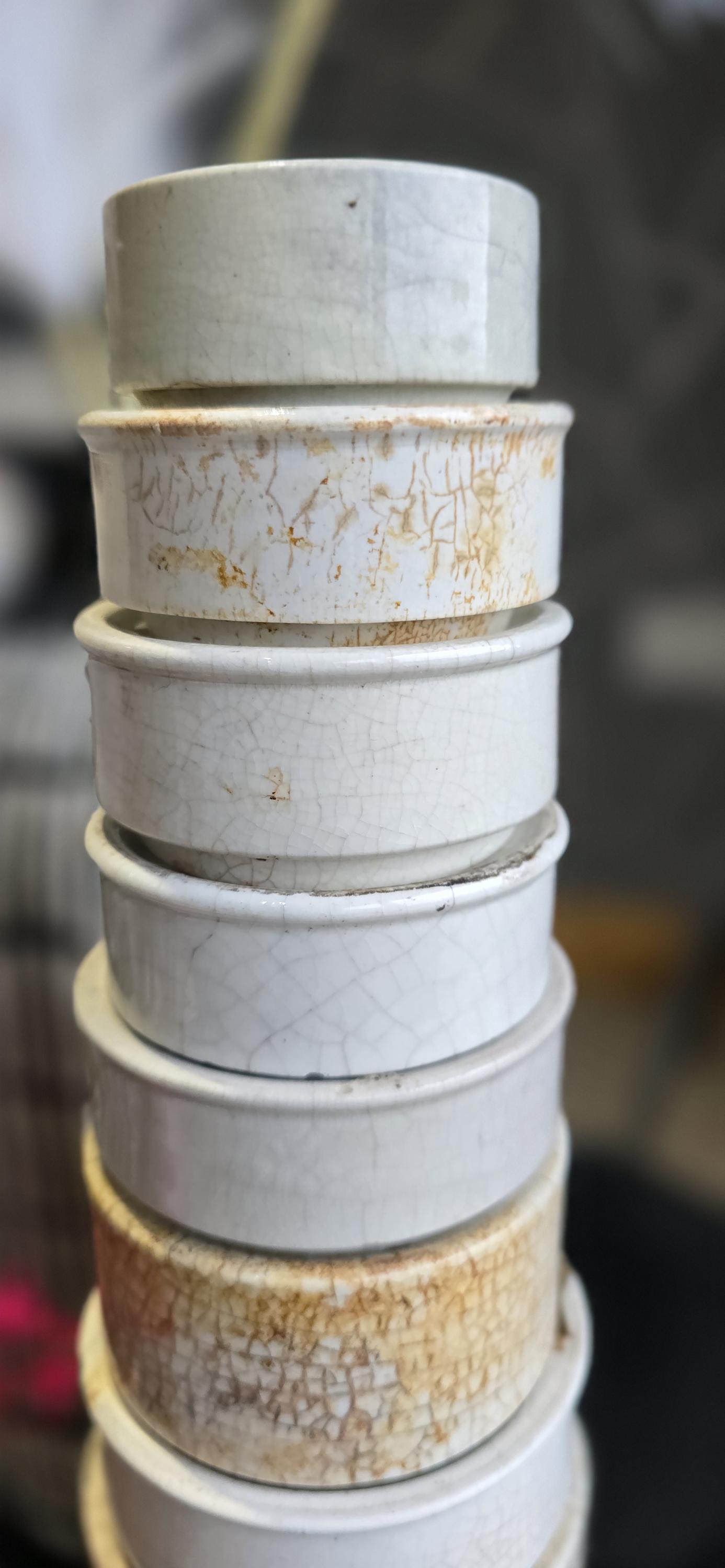 Antique English Ironstone Bases Risers Upcyled English Advertising - Etsy