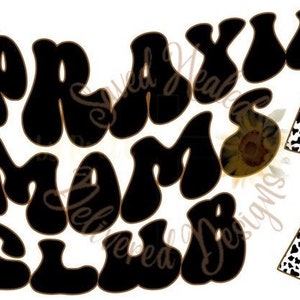 Praying Moms Club png - Cow Print/Brown