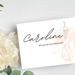 Bridesmaid Proposal Card| Customized bridesmaid card| Bridesmaid Card Proposal| Will you be my bridesmaid card| Bridesmaid robe|Bridal Party