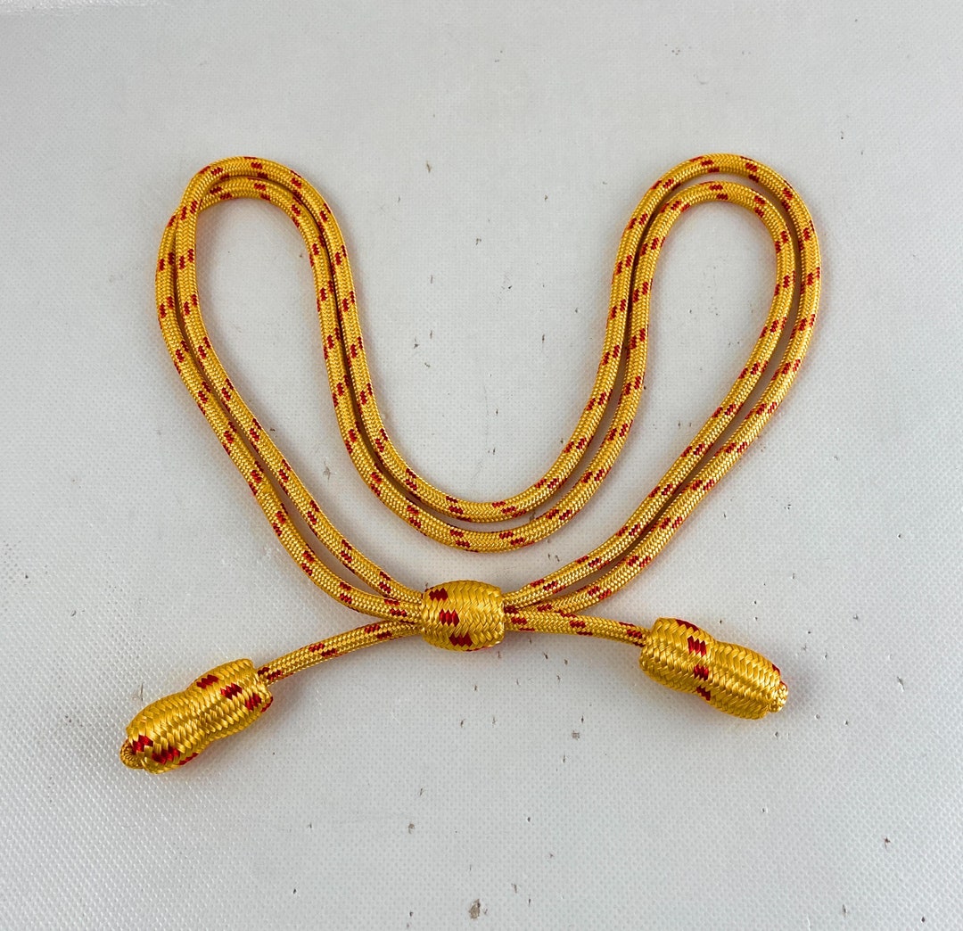 US Marine Corps Acorn Campaign Hat Cord for Marine Officer, Drill ...