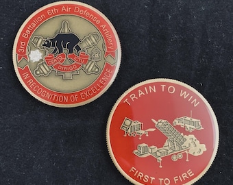 3rd Battalion 6th Air Defense Artillery 3-6 ADA Challenge Coin MIM-104 Patriot Missile