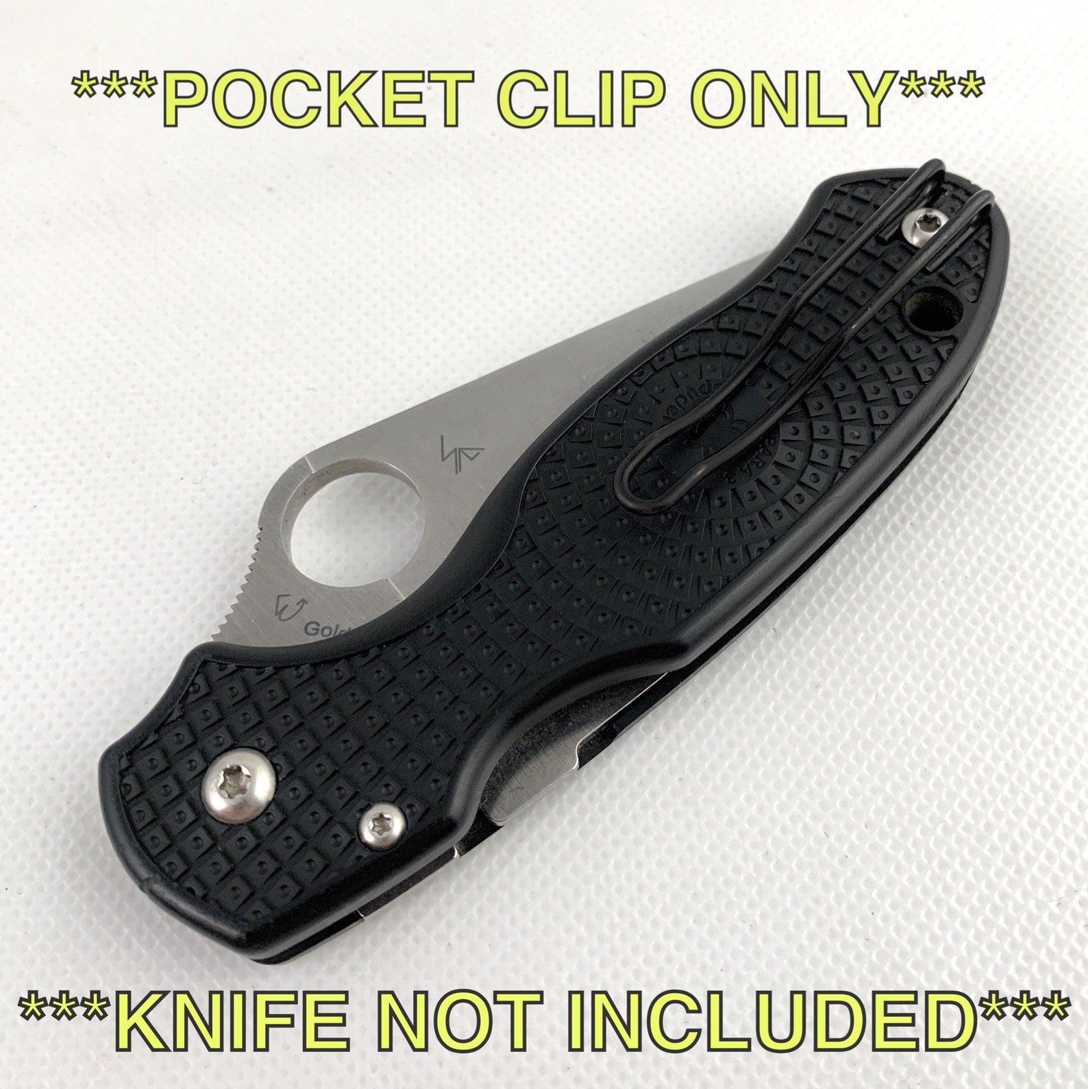 Black Deep Carry Wire Clip for Spyderco Lightweight Para 3 Etsy