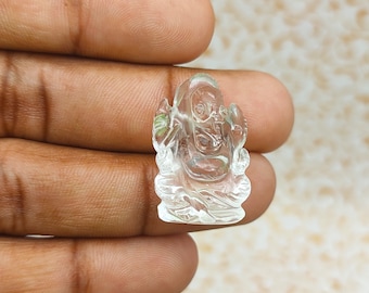 CLEAR HIMALAYAN QUARTZ Crystal Ganesha - Lord Ganesh Statue CLEAR HIMALAYAN QUARTZ Crystal Ganesha - Lord Ganesh Statue