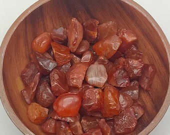 AAA Quality-Raw Crystals-Raw Carnelian Stone-Healing Crystals & Stones-Sacral Chakra Gemstone Rough Lot-12-24MM Aprox-Wholesale Lot Prices