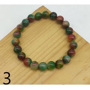 Top Quality Beads Gemstone  Bracelet, Handmade Men Women Stretchy Bracelet, Genuine Gemstone Round Beaded Crystal Bracelet, Wholesale Price