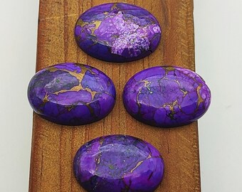 Oval Purple Mohave Turquoise Cabochon, DIY Jewelry (16x22mm)