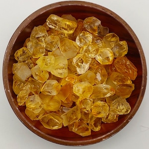 Natural Rough Citrine Stone-Rough Gemstone-Citrine Raw Crystal-Loose Citrine-Semi Precious Raw-Rough Citrine Small Chips-Small Lot Of Stones