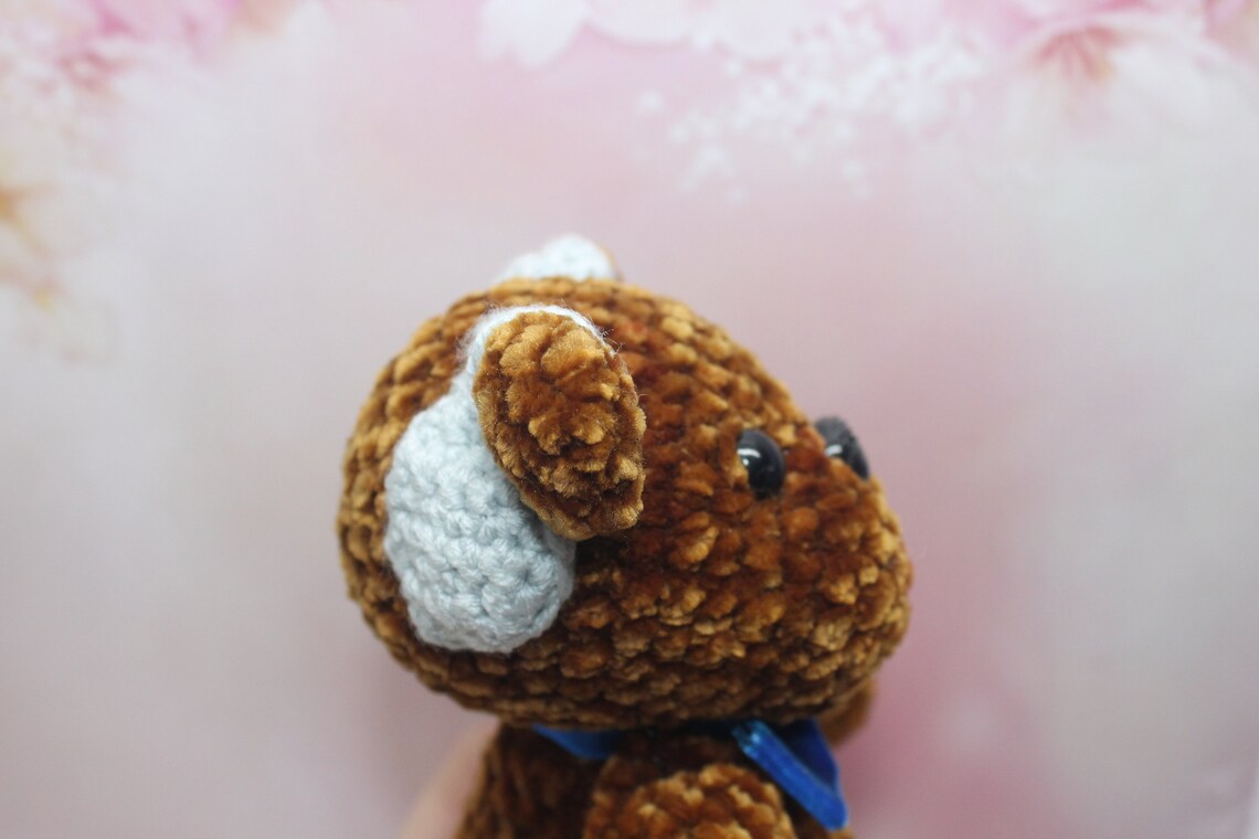 Teddy bear knitted in hearing aids Etsy