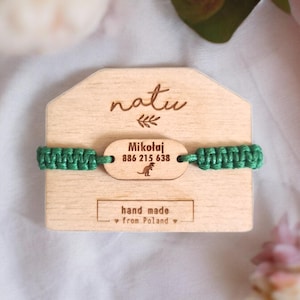 Bracelet bébé avec numéro de téléphone des parents, Bracelet bébé personnalisé, bracelet de sécurité pour bébé