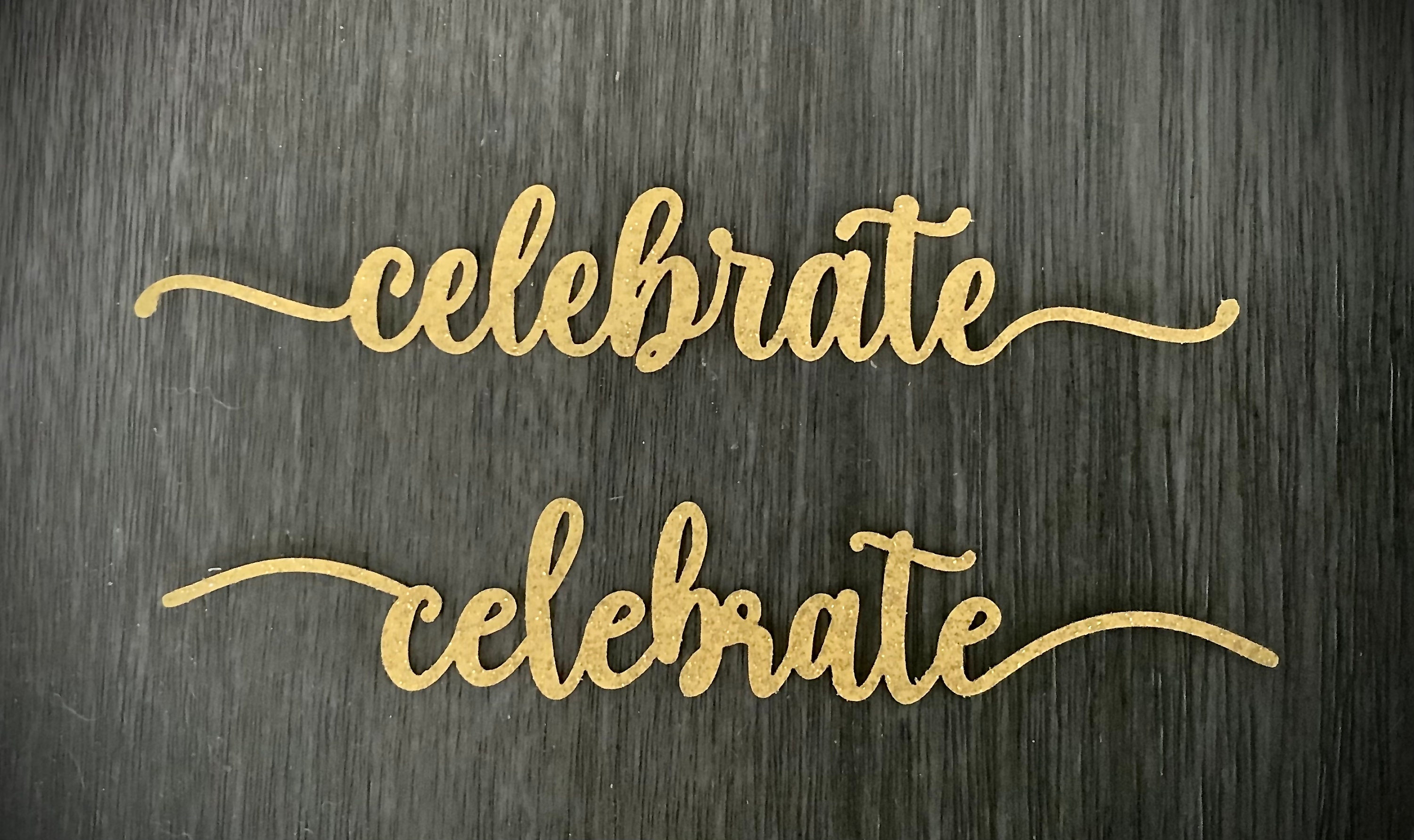 Celebrate Words Script SVG PNG for Cutting or Cardmaking - Etsy