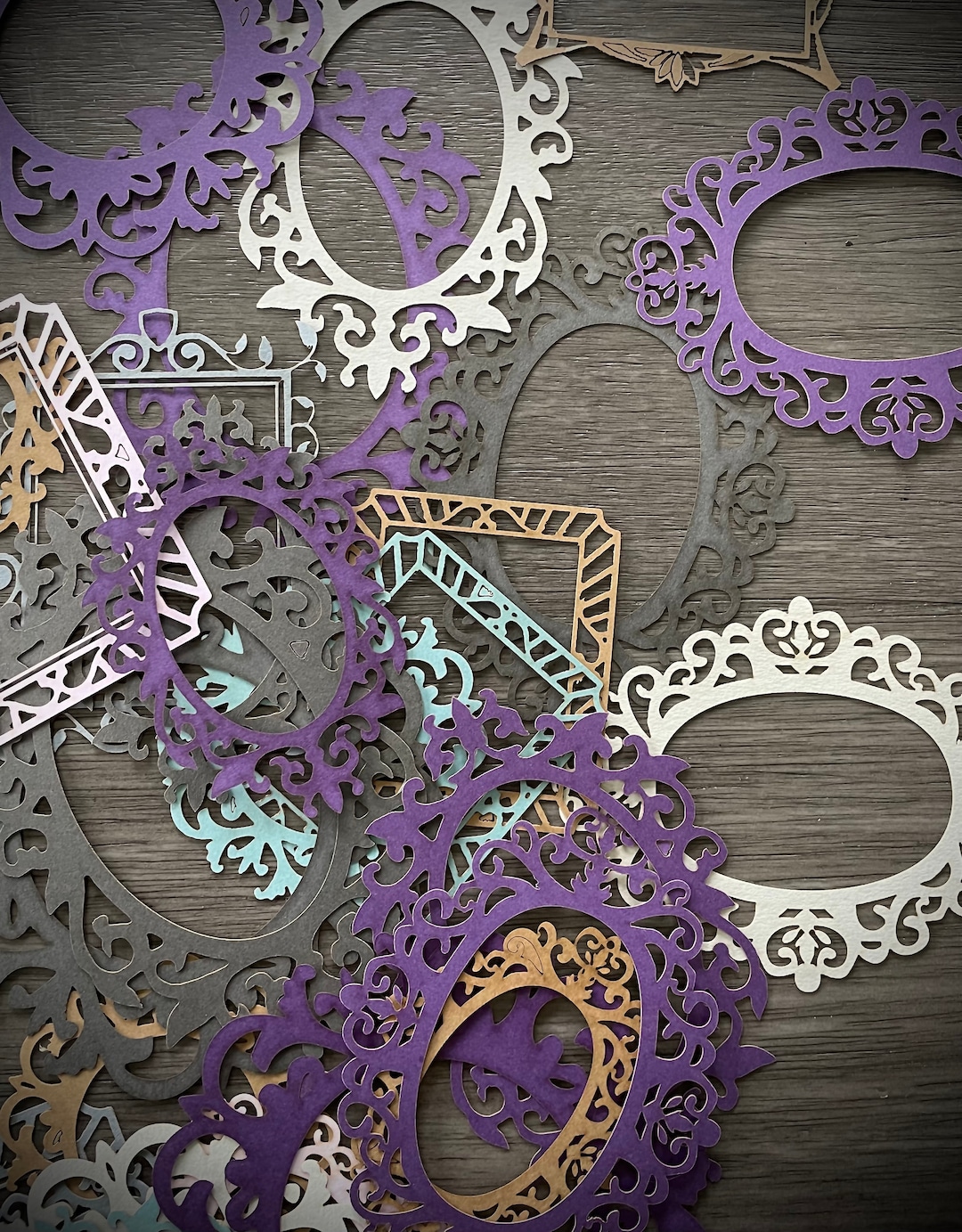 Picture Frame Die Cuts Mixed Pack of of Die Cuts 25 Pieces Etsy