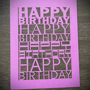 Alles Gute zum Geburtstag Karte Overlay SVG