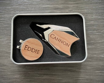 golf ball marker and divot set - personalized golf gifts for men Father’s Day golf gift Groomsman gift