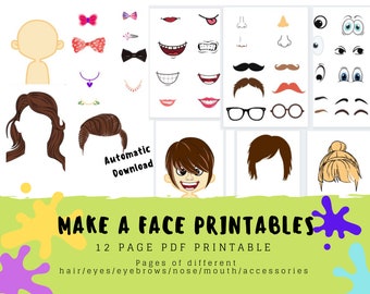 Make a Face Printable