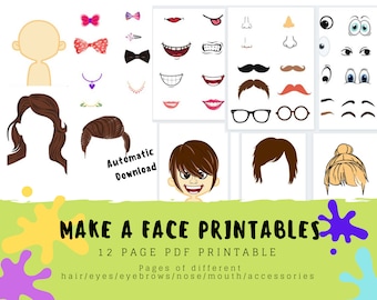 Make a Face Printable