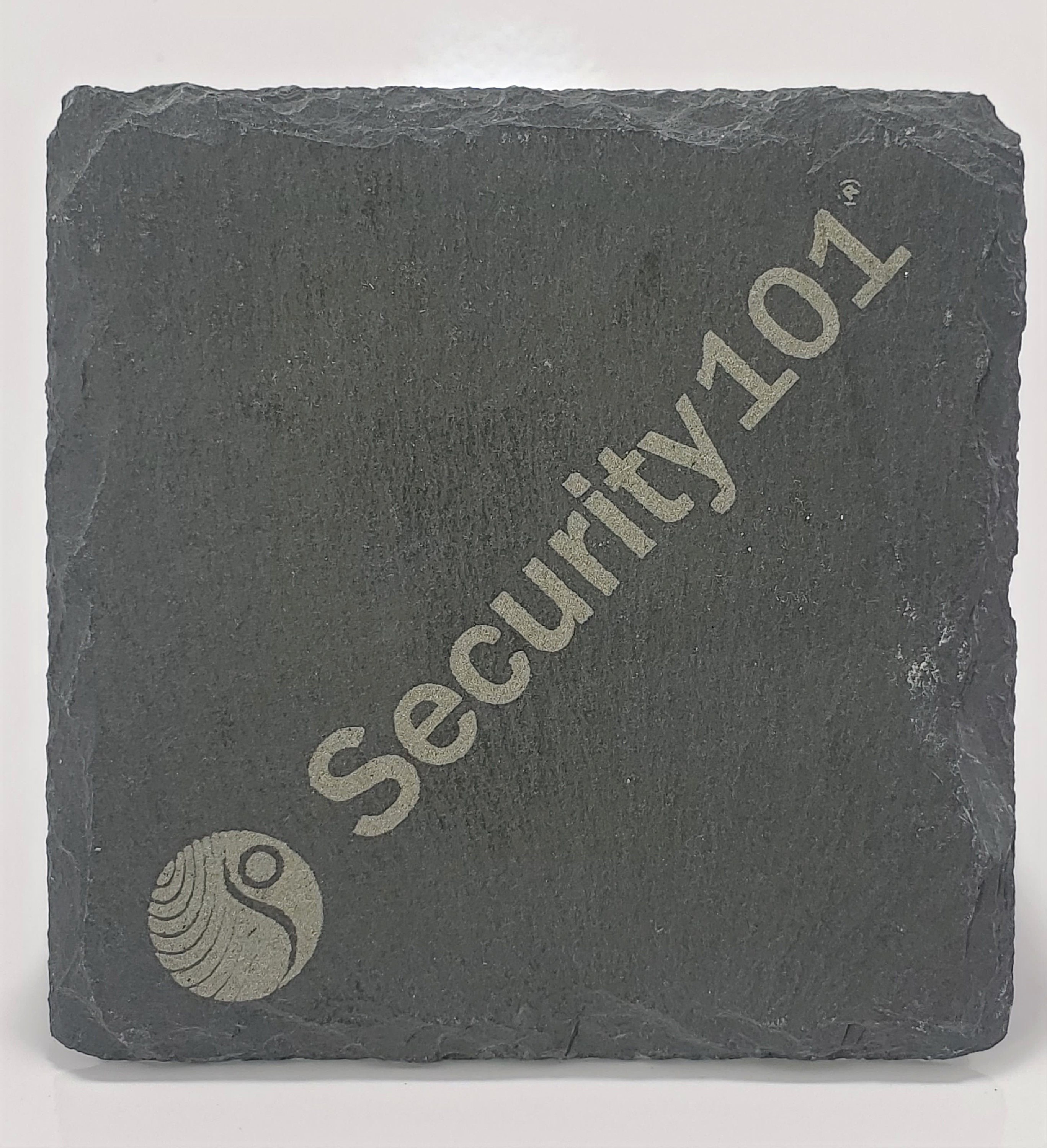 Slate Coasters / Custom Company Logo / Gift / Set of 4 Etsy