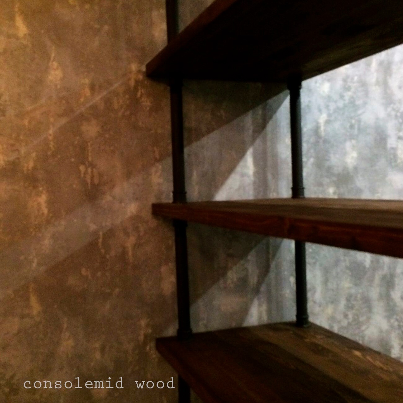 Estantería de madera librería rústica estante de madera | Etsy