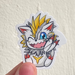 Herissmon Vinyl Sticker! *waterproof*