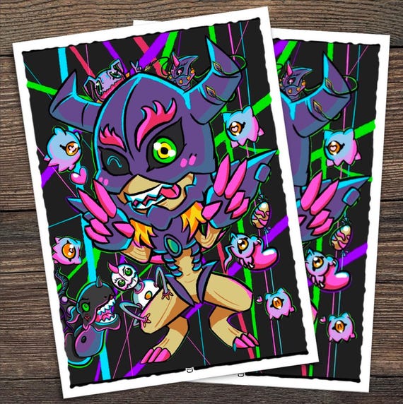 Diaboromon Digimon TCG Sleeves - Etsy Diaboromon Digimon TCG Sleeves - Etsy