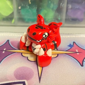 Marcador/contador de memoria de Guilmon Digimon TCG