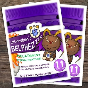 Belphemon: Gomitas de melatonina para modo sueño Fundas de TCG de Digimon