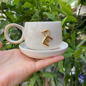 Caneca de Cerâmica - Caneca Especial Para Letra E