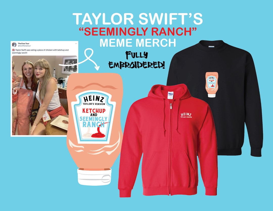 Seemingly Ranch, Taylor Swift and Travis Kelce Merch, Swiftie